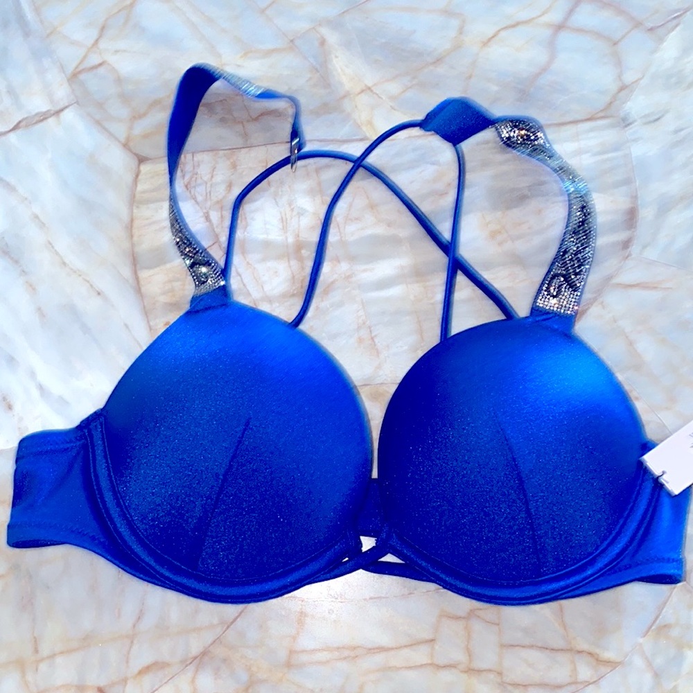 2 Pc Set 32B + Small Victoria's Secret  BOMBSHELL BIKINI Small Bottoms Set - Picture 4 of 13